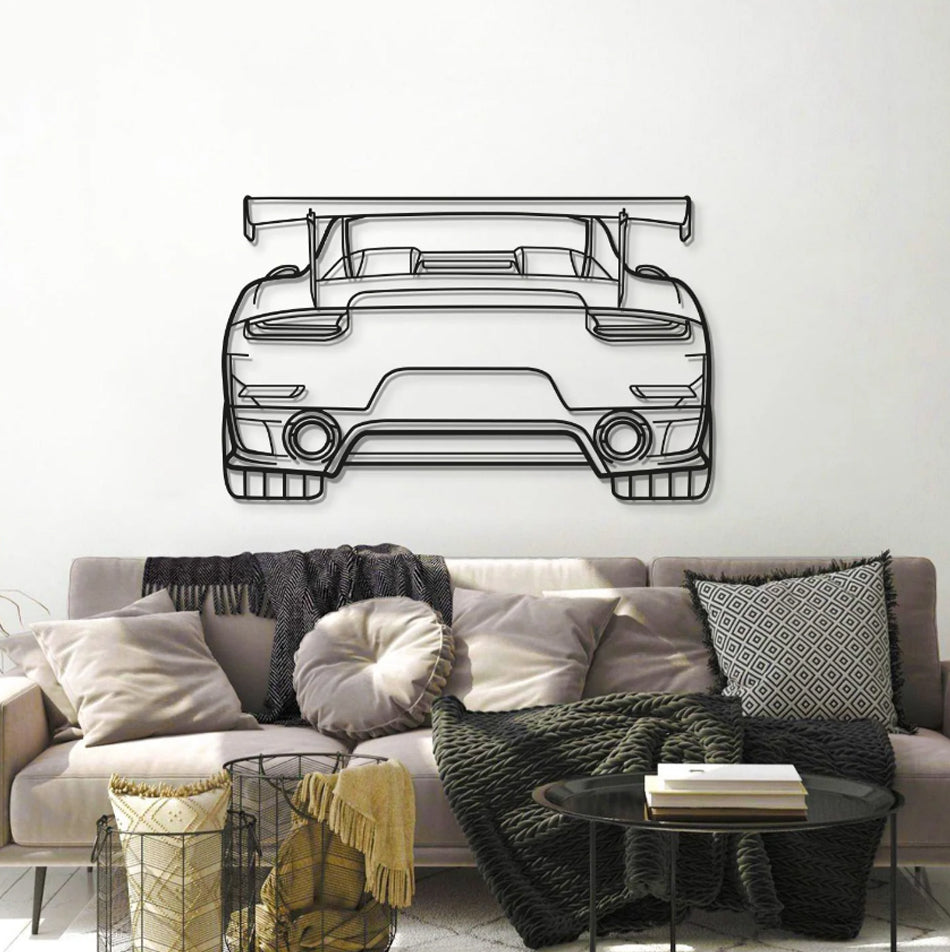 Back Metal Car Wall Art